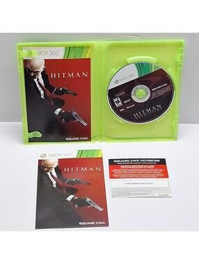 Hitman: Absolution (Microsoft Xbox 360, 2012) Complete W/ Manual & Reg Card CIB